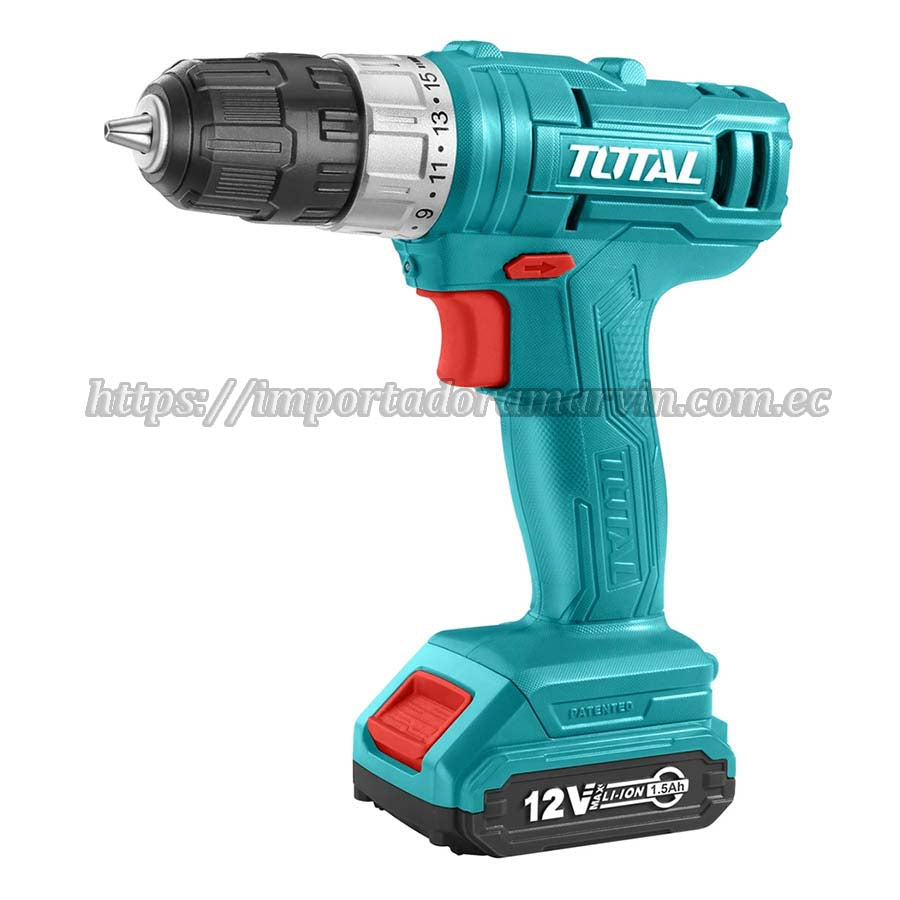 Atornillador TOTAL Inalámbrico 12V INDUSTRIAL. Importadora Marvin