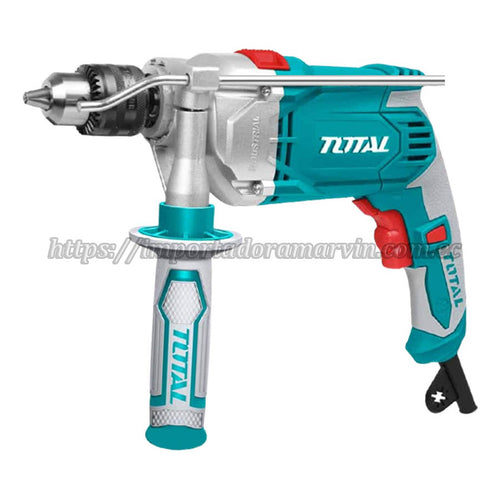 Taladro TOTAL Percutor ½” 1010W Reversible INDUSTRIAL. Importadora Marvin